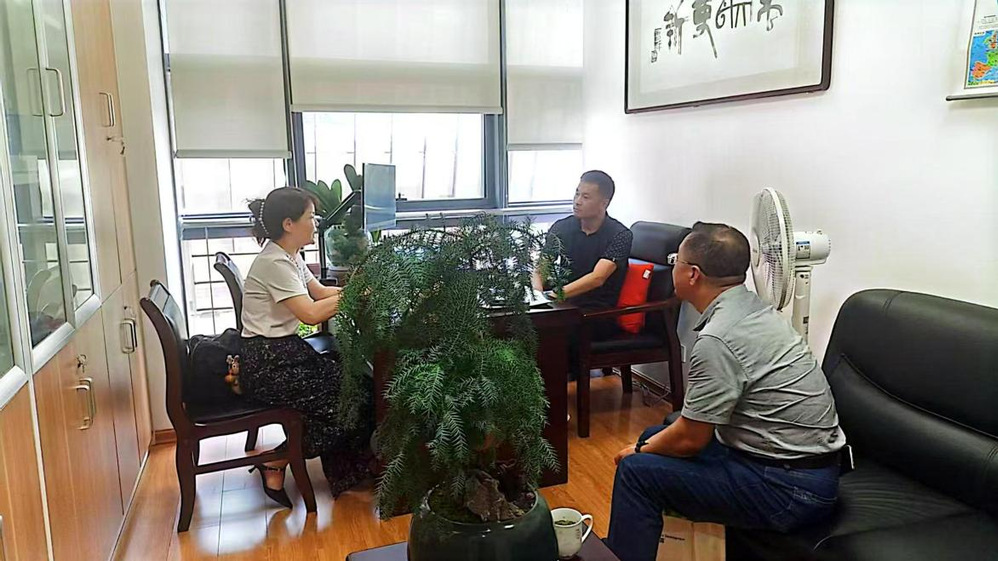 湖州师范学院经济管理学院一行调研市区域合作办（图）